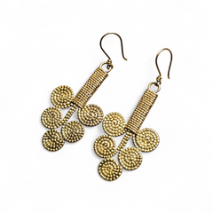 Dokra Earring Sacred Spirals