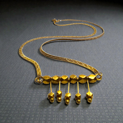 Dokra Necklace Raindrop Melody