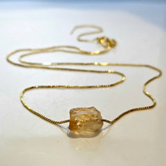 RAW Stone Slider Necklace