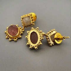 Earring: Blush & Moon Drop