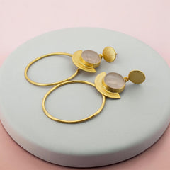 Earring: Rose Orbit