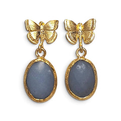 Earring: Rosa Misty Blue
