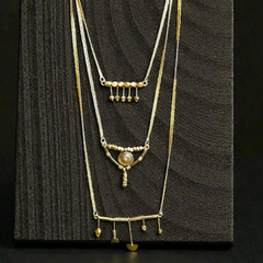 Dokra Necklace Raindrop Melody