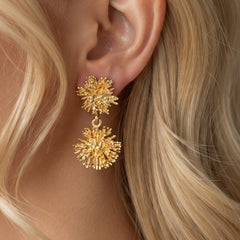 Earring: Thornback Double Drops