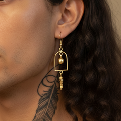 Dokra Earring The Pendant Bell