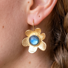 Earring Golden Daisy