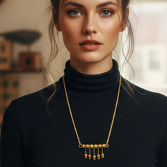 Dokra Necklace Raindrop Melody