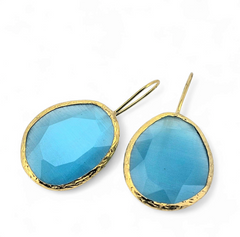 Glowdrop earring, Turqouise Large