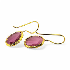 Glowdrop  earring, Pink Small