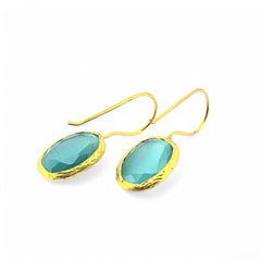 Glowdrop earring, Seagreen Small